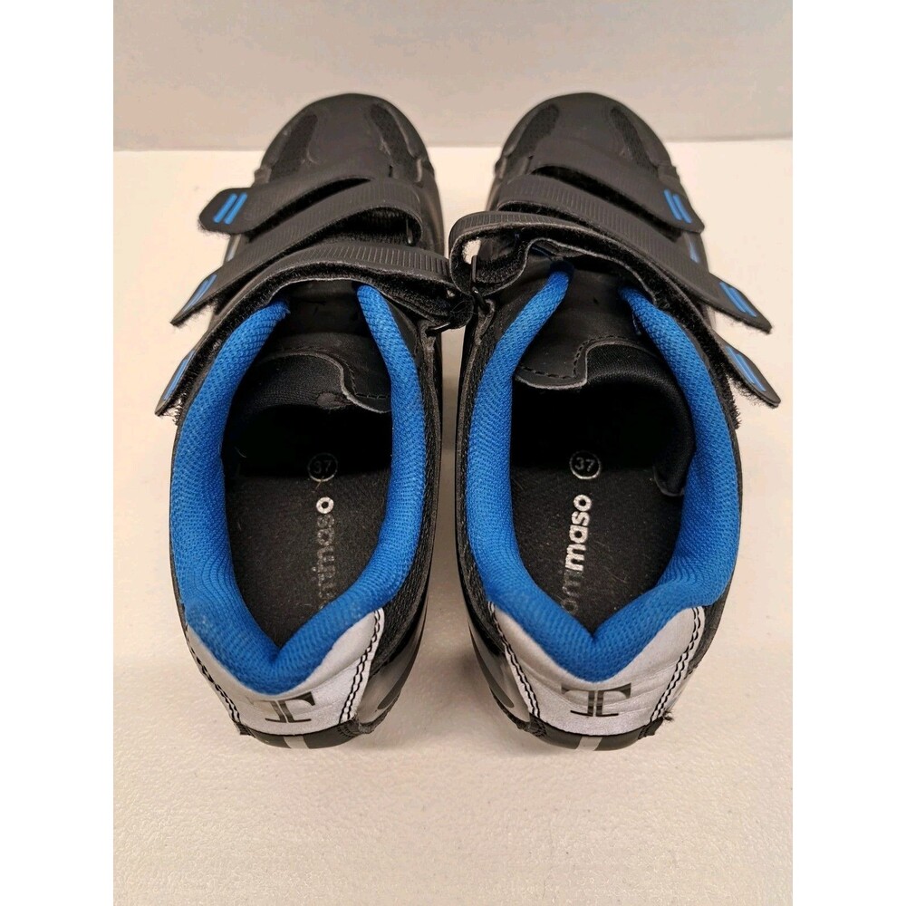 Tommaso Elite Cycling Shoes W Pista 100+ Delta Black Blue Women's Size 7 - Picture 5 of 7